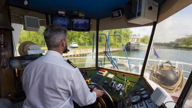 cruise - boats - river - Scarpe -Douai - northern France (c)ADLanglet