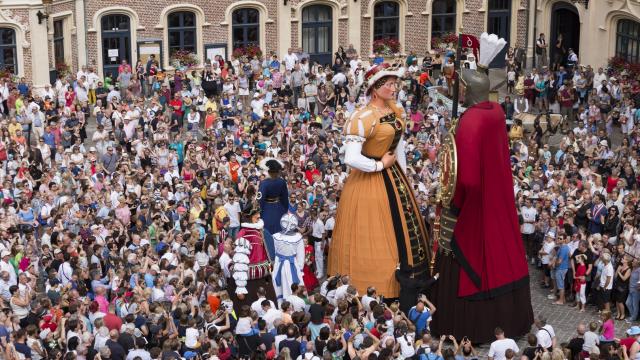 Gayant family - Giants - UNESCO -Douai - Douaisis - Northern France (c)ADLanglet