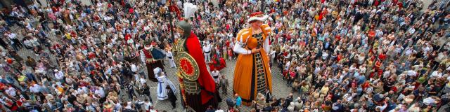 Gayant family - Giants - UNESCO -Douai - Douaisis - Northern France (c)ADLanglet