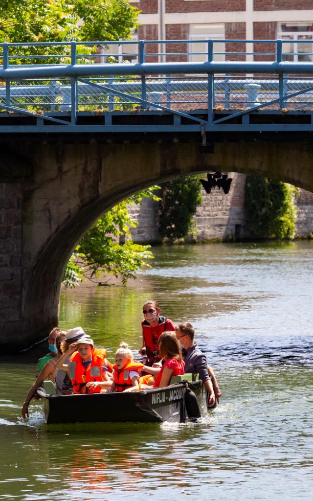 canal - boats - barges - river - hiking - Scarpe -Douai - Northern France (c)ADLanglet