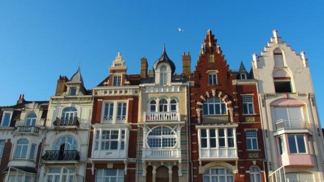 Façades des maisons en bord de mer - Malo-les-Bains (c) Dunkerque Tourisme