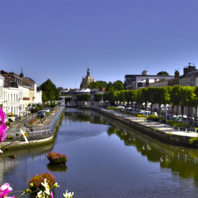 canal - boats - barges - river - hiking - Scarpe -Douai - Northern France (c)ADLanglet