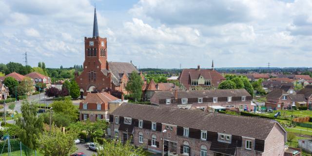 mining town - Cité De La Clochette Et Notre Dame Des Mineurs Bassin Minier Unesco Waziers Douaisis Northern France (c)ADLanglet