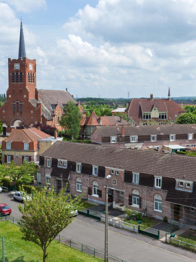 mining town - Cité De La Clochette Et Notre Dame Des Mineurs Bassin Minier Unesco Waziers Douaisis Northern France (c)ADLanglet