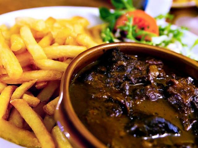 Carbonnade flamande- french fries -gastronomy - Northern France (c)Sublimeurs