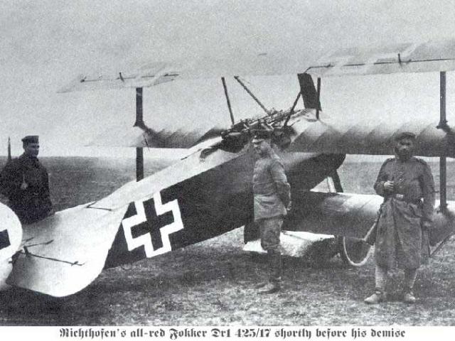 Fokker Dr1 On The Ground