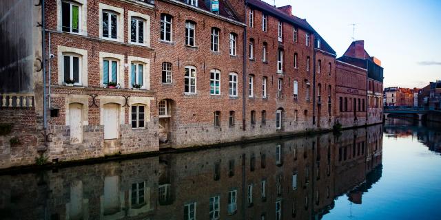 canal - boats - barges - river - hiking - Scarpe -Douai - Northern France (c)ADLanglet