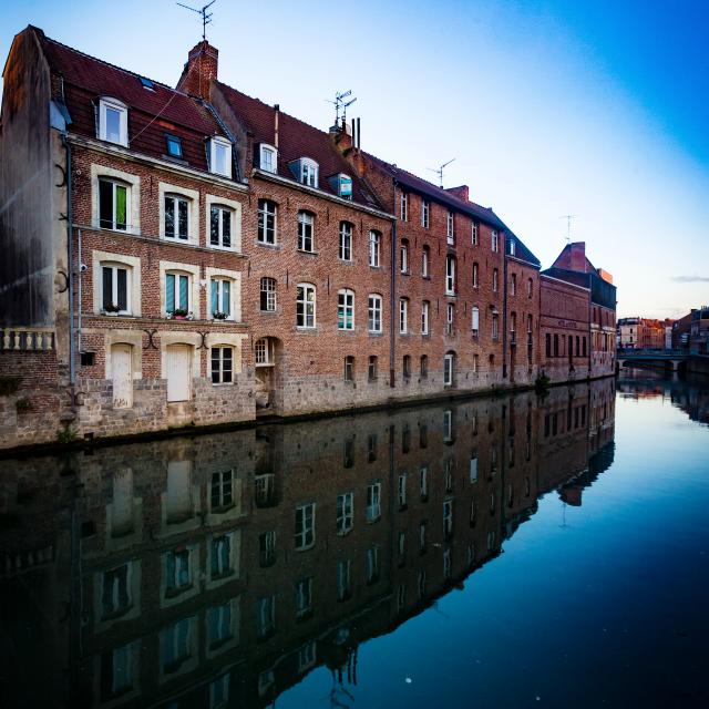 canal - boats - barges - river - hiking - Scarpe -Douai - Northern France (c)ADLanglet