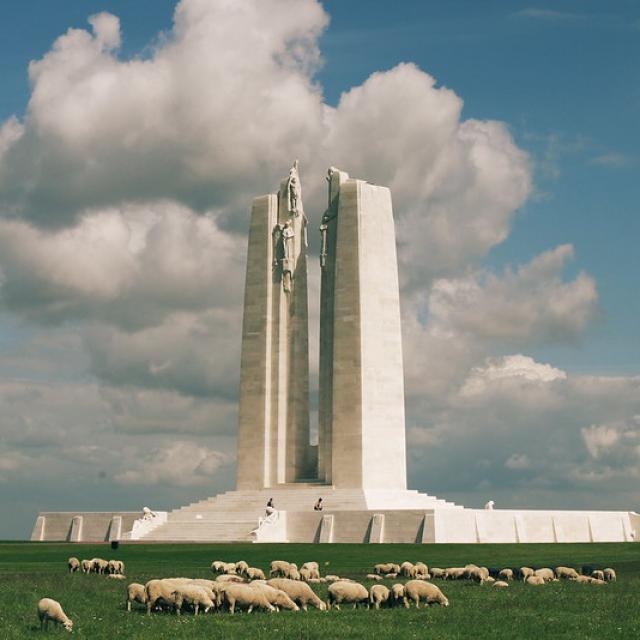 Canadian National Vimy Memorial On The Vimy Ridge. Ww1 France (c) Y Moshirito